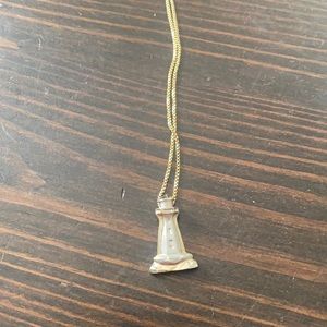 Chain 925 real with light house Charm